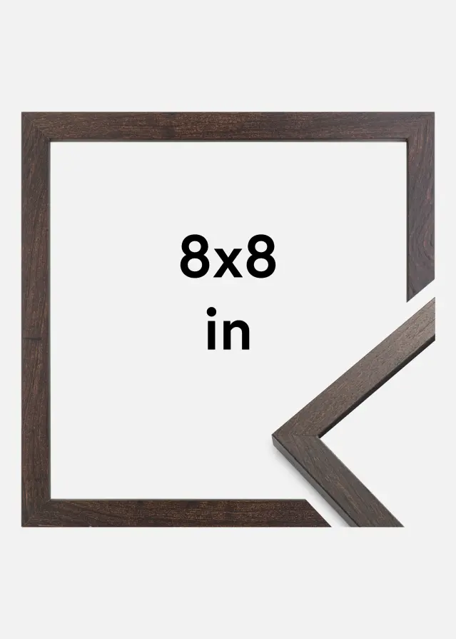 Artlink Fotolijst Trendy Acrylglas Walnoot 8x8 inches (20,3x20,3 cm)
