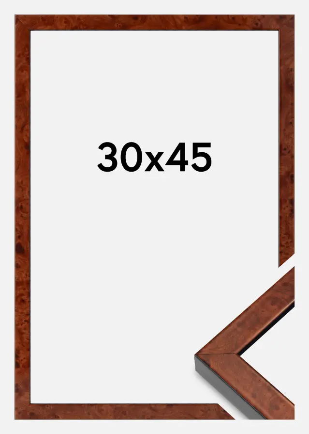 Mavanti Fotolijst Hermes Acrylglas Burr Walnut 30x45 cm
