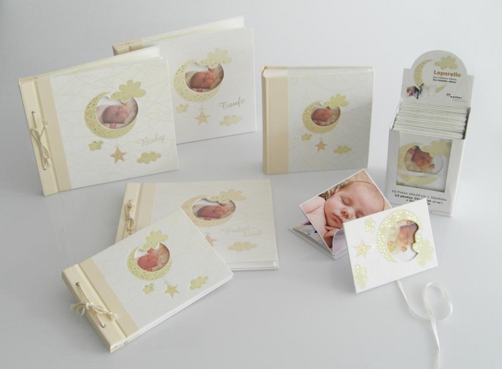 Walther Baby Memo Bambini Babyalbum Crème - 200 Foto's van 10x15 cm