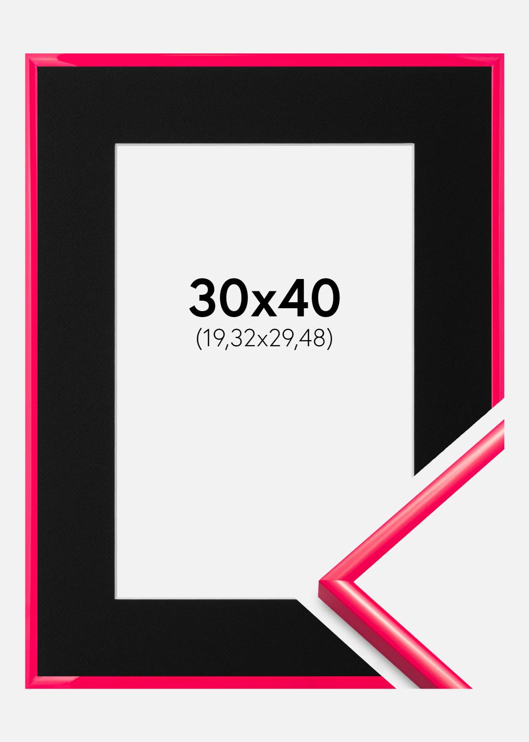 Product Image for Fotolijst New Lifestyle Hot Pink 30x40 cm - Passe-partout Zwart 8x12 inches