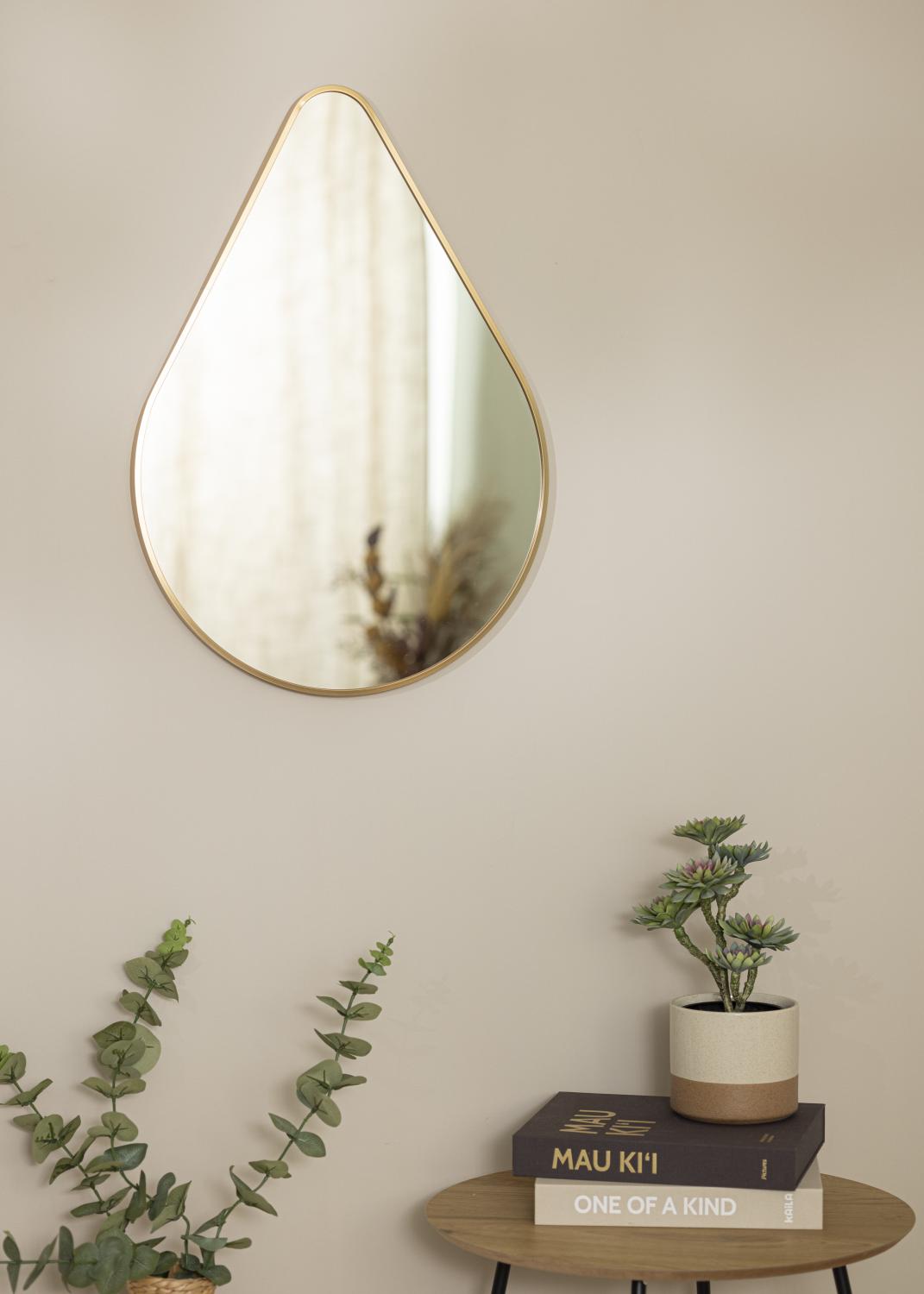 Product Image for Spiegel Water Drop Goud 51x71 cm