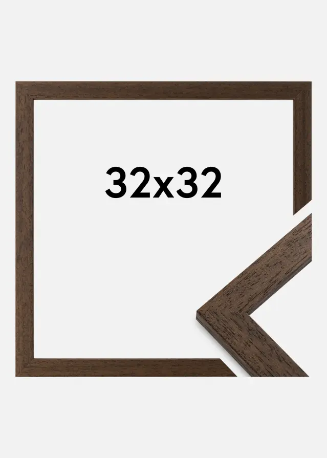 Galleri 1 Fotolijst Brown Wood 32x32 cm