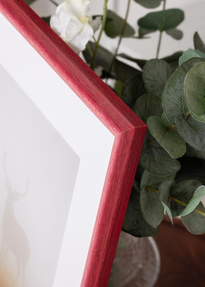 Jämtlands Ramfabrik Fotolijst Cornwall Acrylglas Donkerrood 30x30 cm