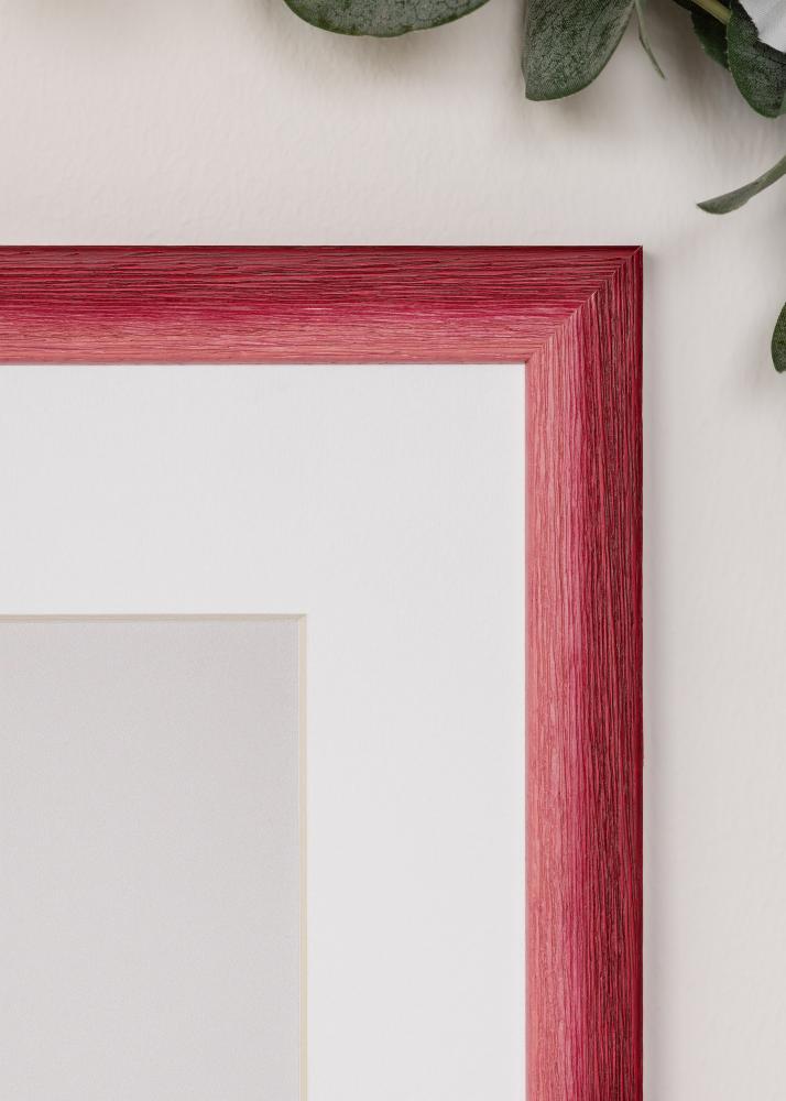 Jämtlands Ramfabrik Fotolijst Cornwall Acrylglas Donkerrood 30x30 cm
