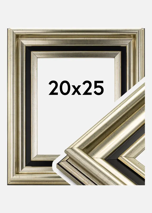 Ramverkstad Fotolijst Gysinge Premium Zilver 20x25 cm