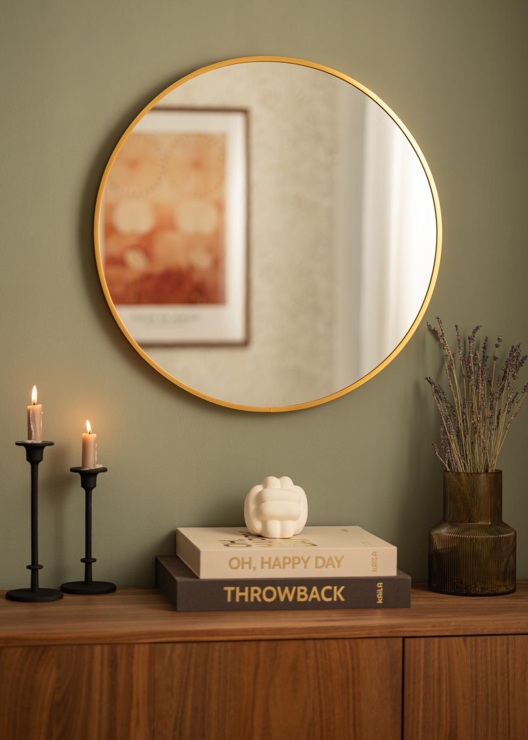 Product Image for Spiegel Madrid Messing 60 cm Ø
