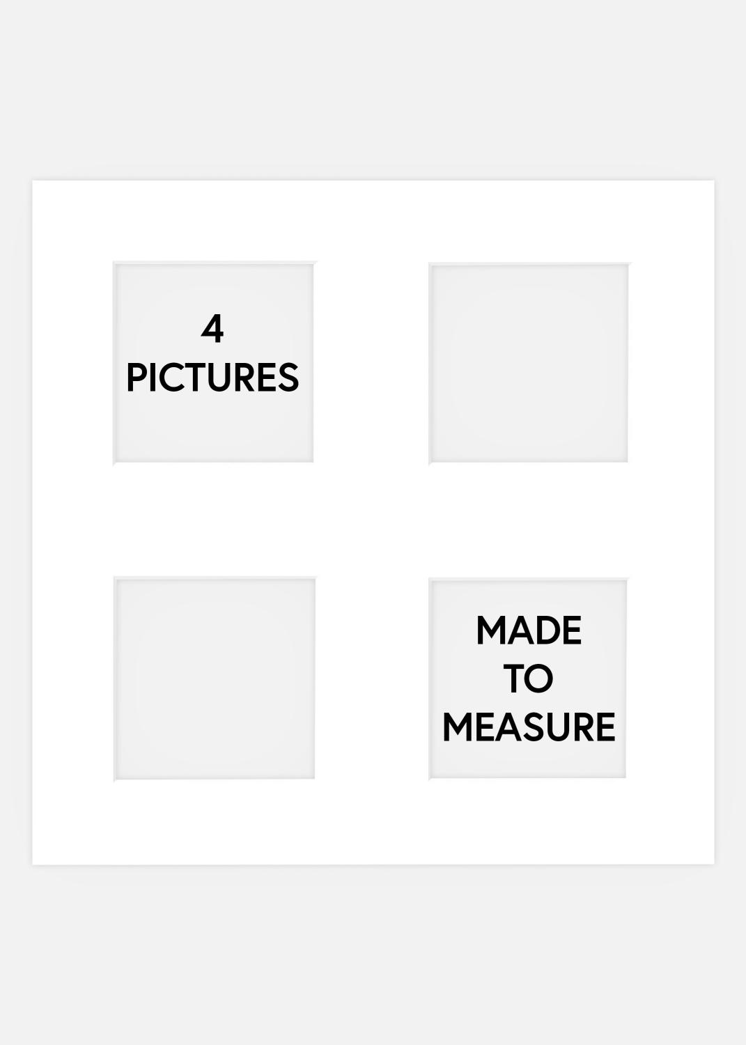 Product Image for Collagepasse-partout Wit 4 Foto's - Op maat gemaakt (Witte kern)