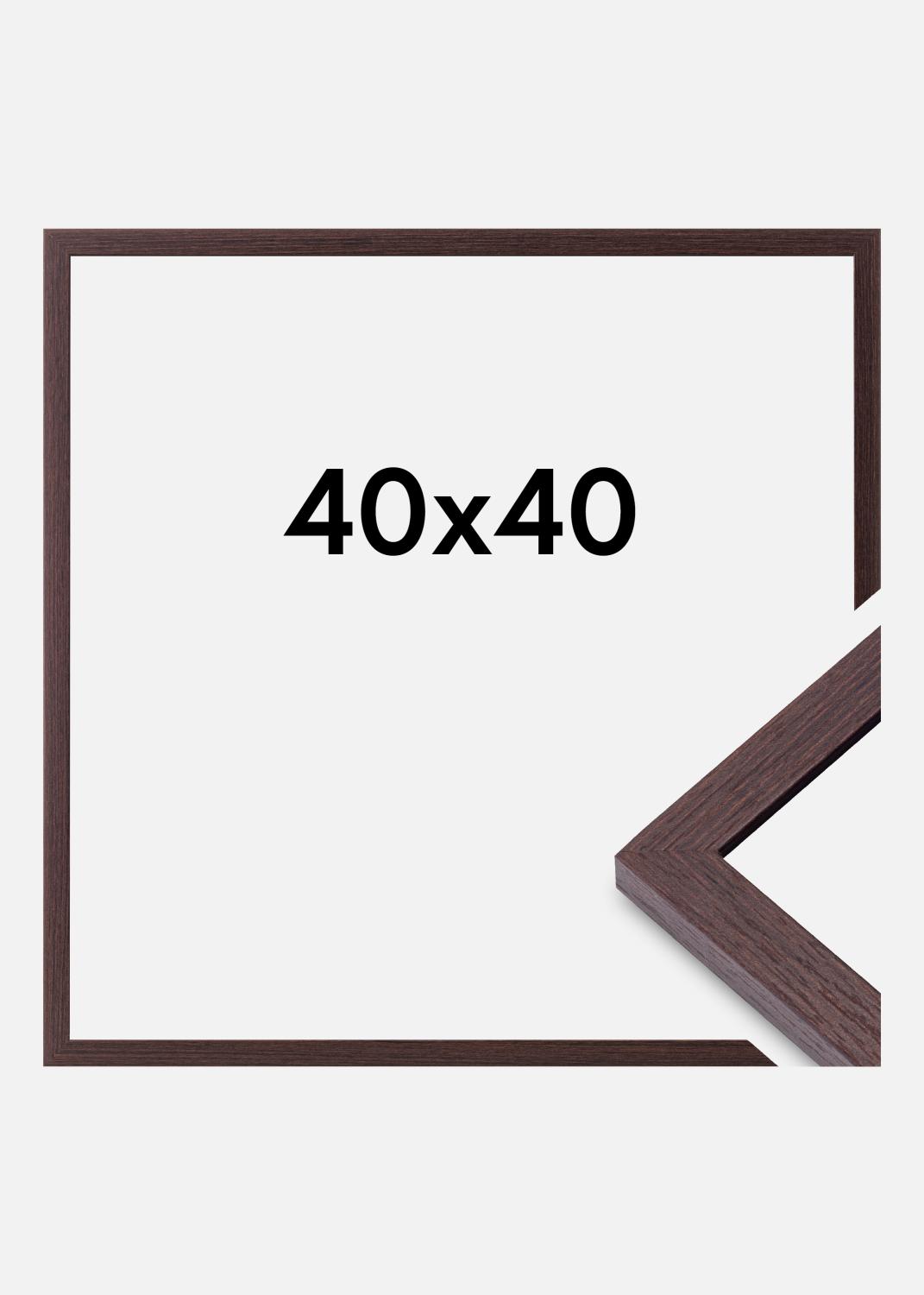 Product Image for Fotolijst Modern Acrylglas Walnoot 40x40 cm