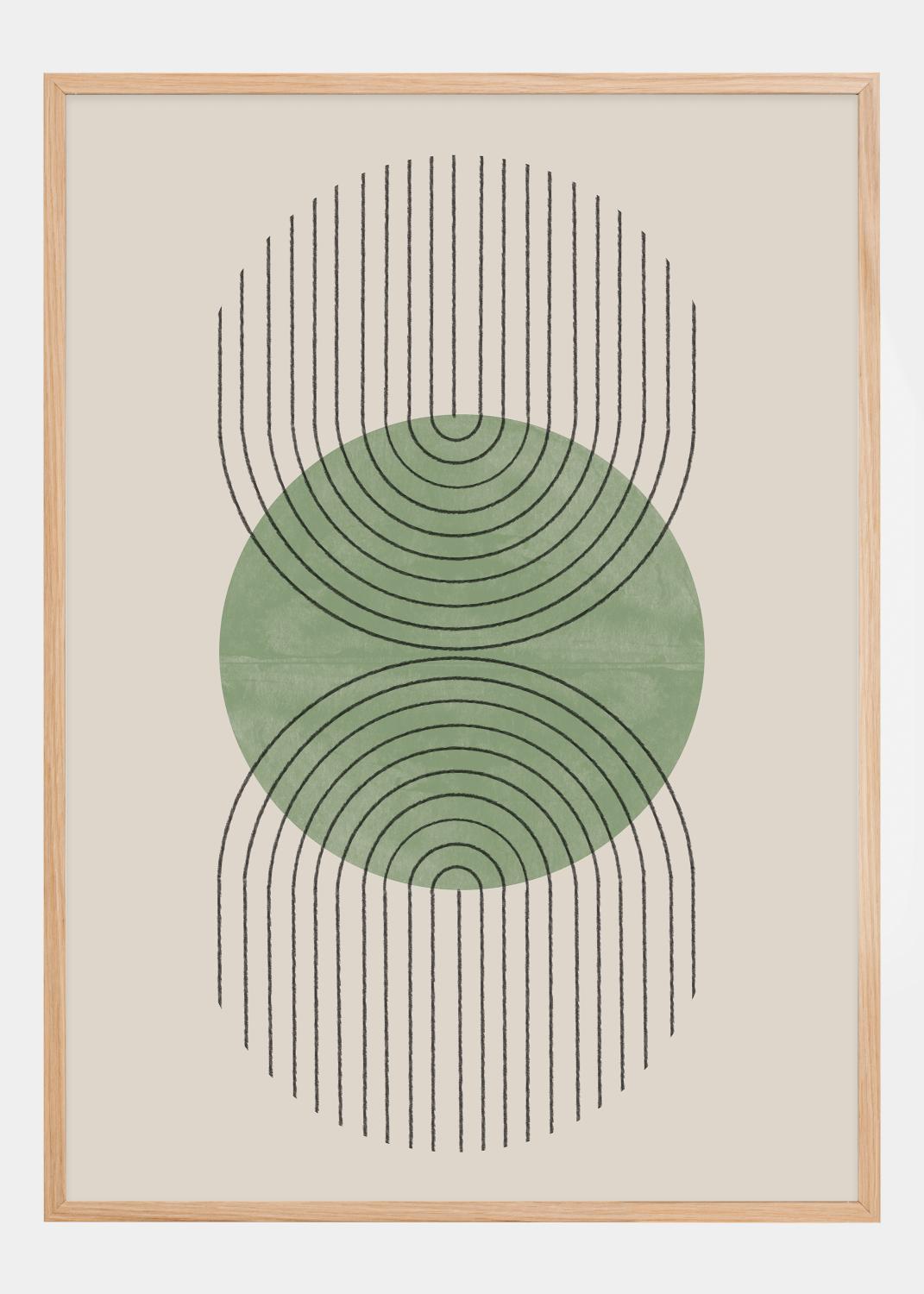 Product Image for Perfect Point Green Poster (21x29.7 cm (A4))