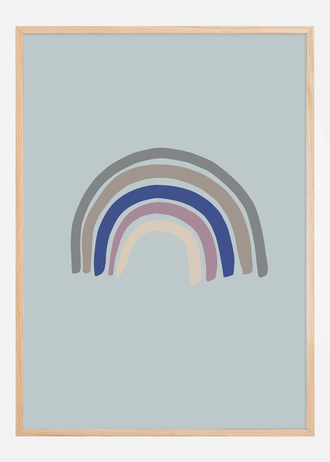 Product Image for Rainbow Blue Poster (21x29.7 cm (A4))