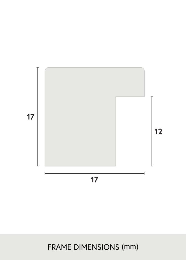 Jämtlands Ramfabrik Fotolijst Kent Acrylglas Oranje 40x40 cm