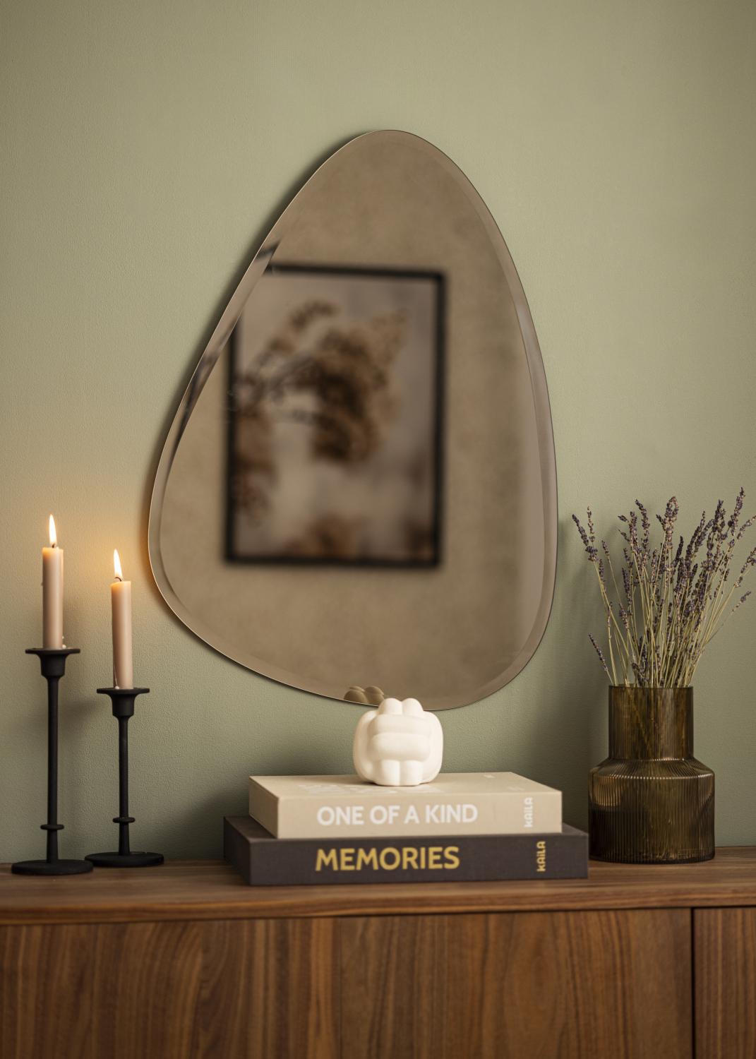 Product Image for KAILA Spiegel Deluxe Shape I Dark Bronze 50x70 cm