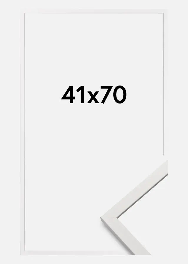 Galleri 1 Fotolijst Edsbyn Acrylglas Wit 41x70 cm