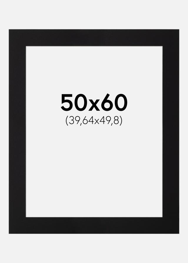 Artlink Passe-partout Zwart Standaard (Witte Kern) 50x60 cm (39,64x49,8)