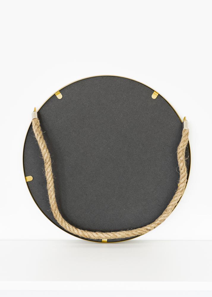 KAILA KAILA Ronde Spiegel Rope - Goud 30 cm Ø