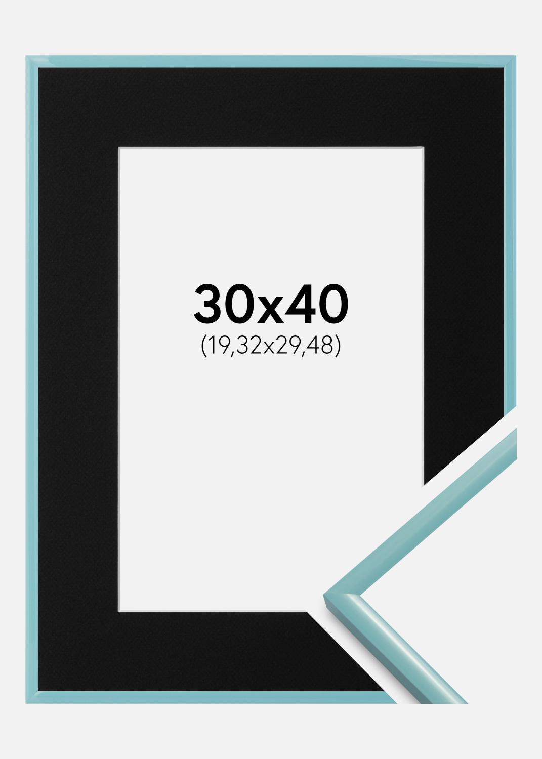 Product Image for Fotolijst New Lifestyle Turquoise 30x40 cm - Passe-partout Zwart 8x12 inches