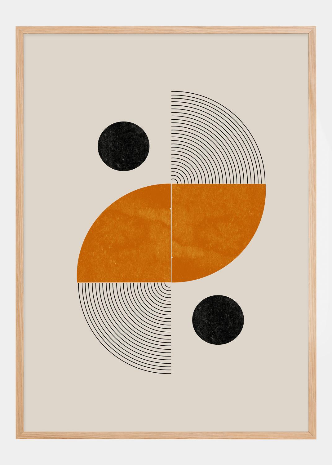Product Image for Retro Shape Poster (21x29.7 cm (A4))