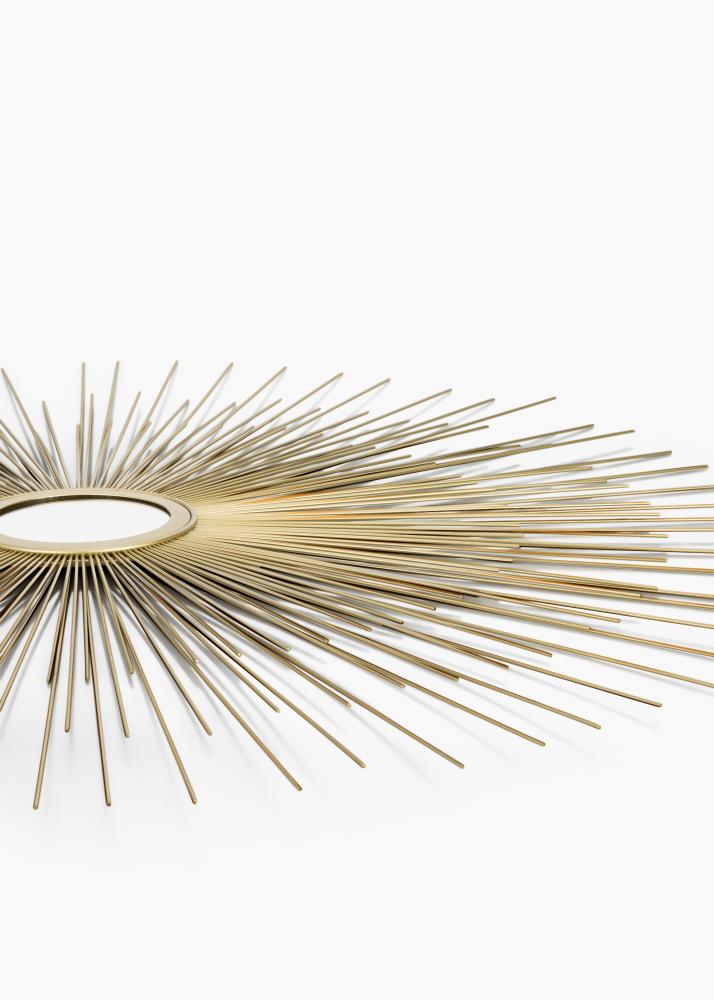 KAILA KAILA Ronde Spiegel Sunrays - Goud 80 cm Ø