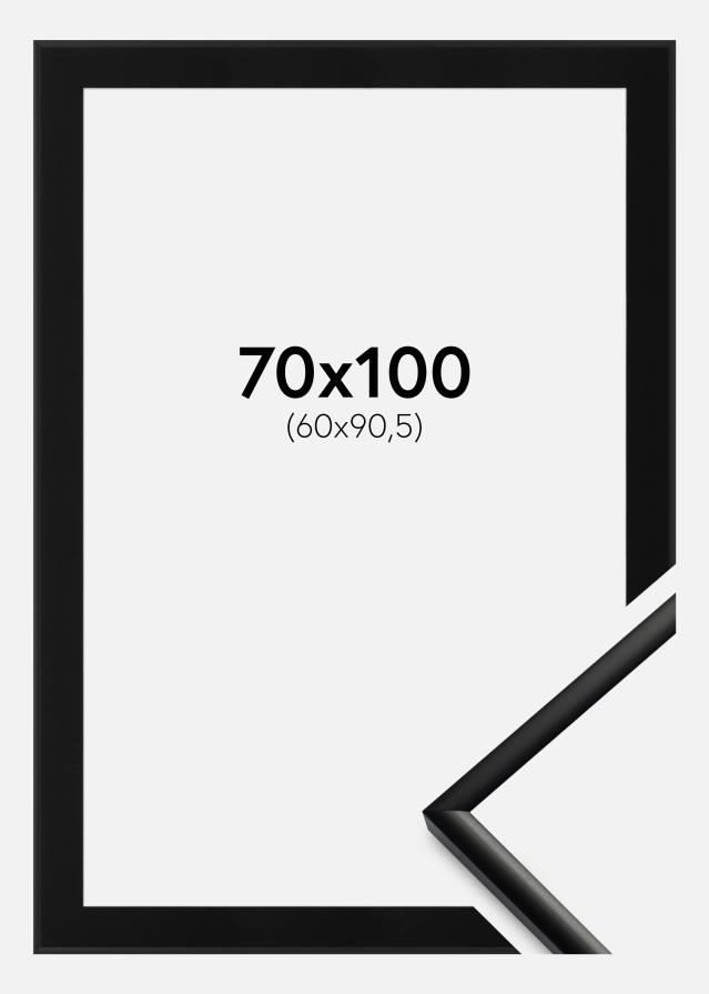 Ram med passepartou Fotolijst New Lifestyle Mat Zwart 70x100 cm - Passe-partout Zwart 61x91,5 cm