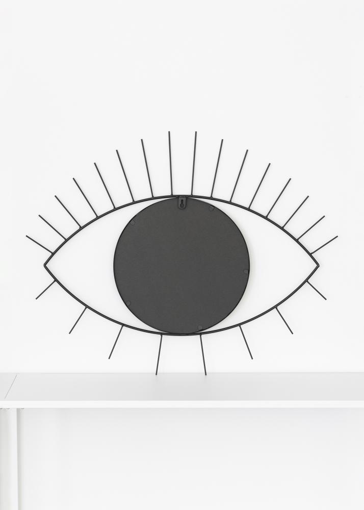 KAILA KAILA Spiegel Eye - Zwart 54x69 cm