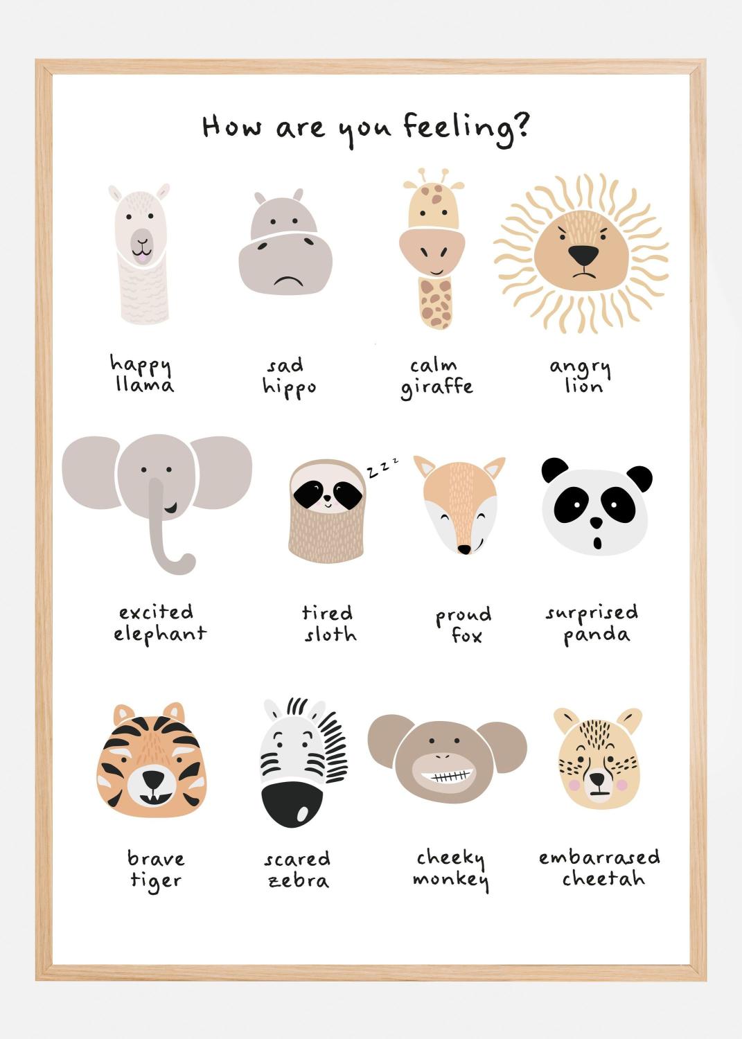 Product Image for Childrens calming meditation emotions Poster (100x140 cm)
