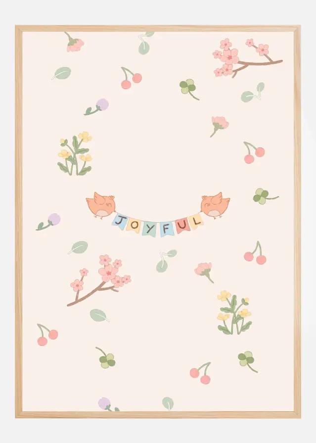 Bildverkstad Falling in spring Poster