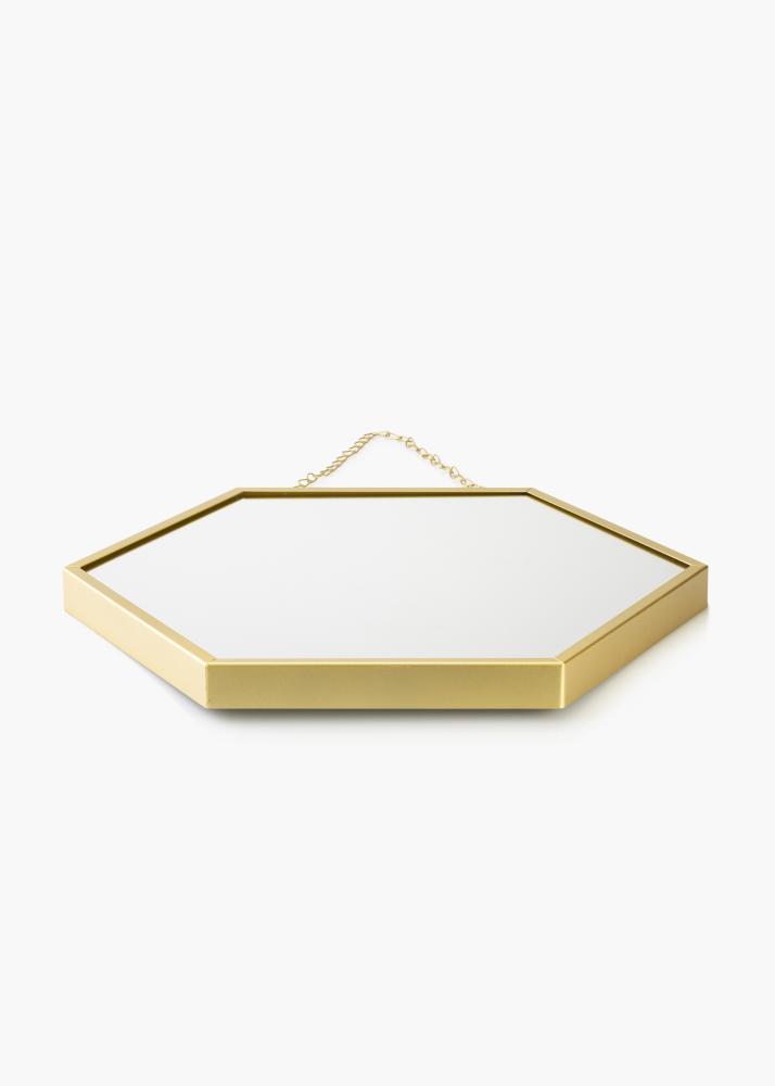KAILA KAILA Spiegel Hex Chain - Goud 39x45 cm