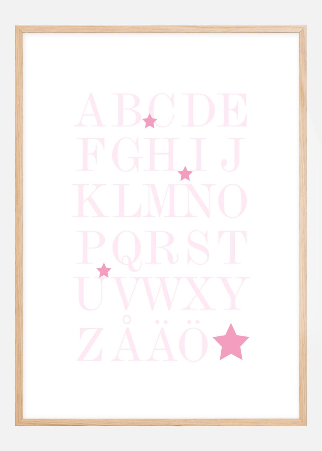 Product Image for ABC - Rosa Poster