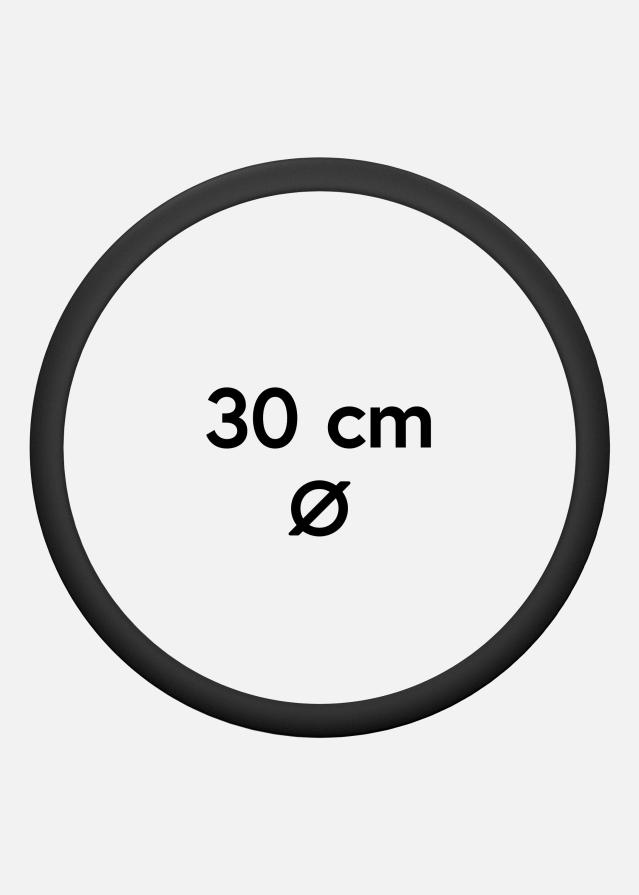 BGA Ronde Fotolijst Acrylglas Zwart 30 cm Ø