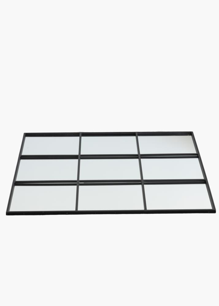 KAILA KAILA Spiegel Squares - Zwart 90x90 cm