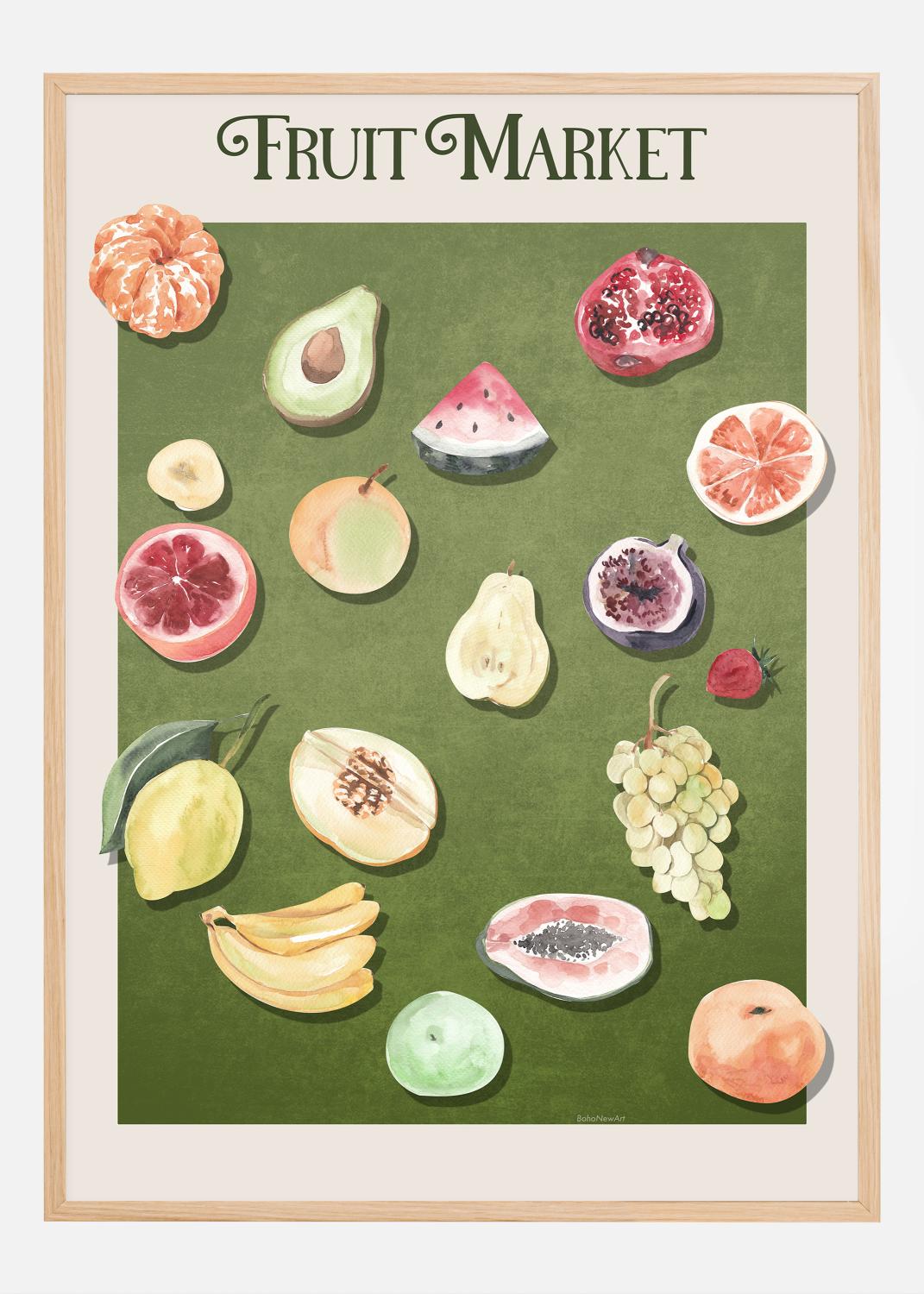 Product Image for Fruit Market Poster (30x40 cm)