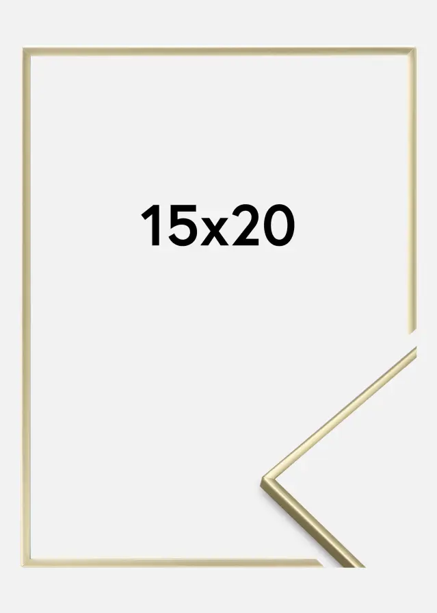 Estancia Fotolijst Glad Metaal Goud 15x20 cm