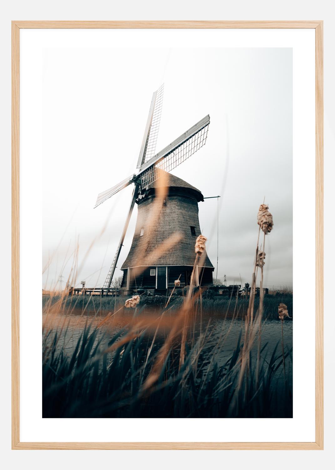 Product Image for Dutch Windmill Poster (21x29.7 cm (A4))