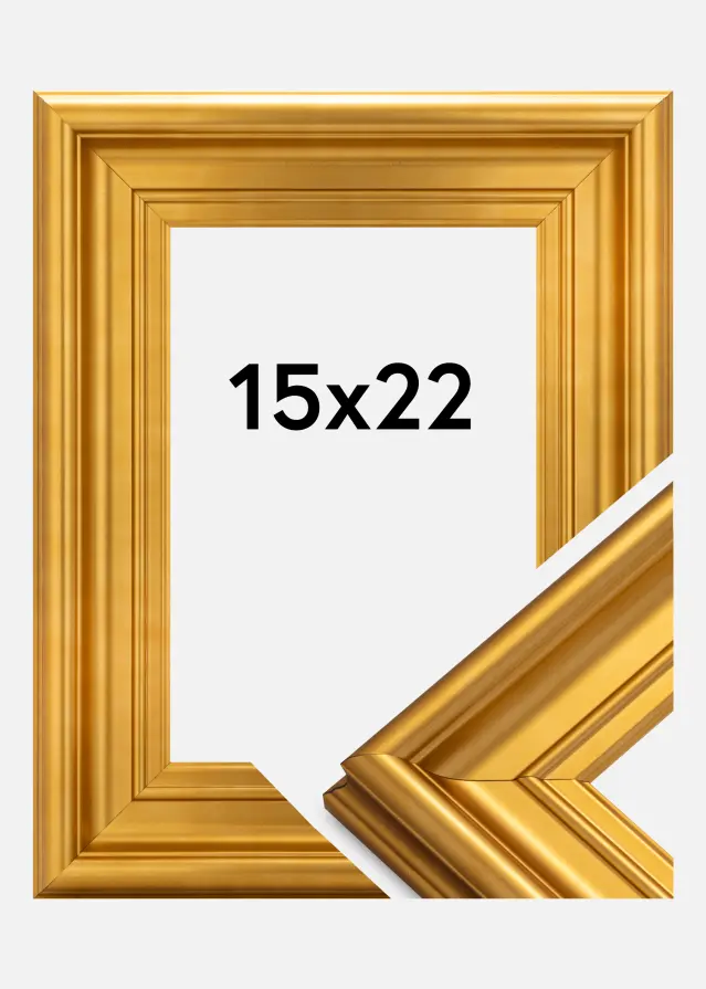 Ramverkstad Ram Mora Premium Guld 15x22 cm