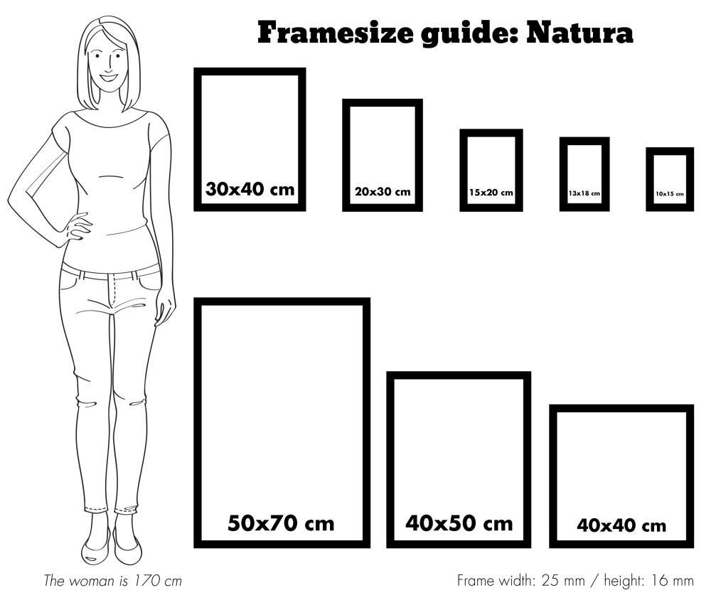 Walther Fotolijst Natura Walnoot 40x60 cm