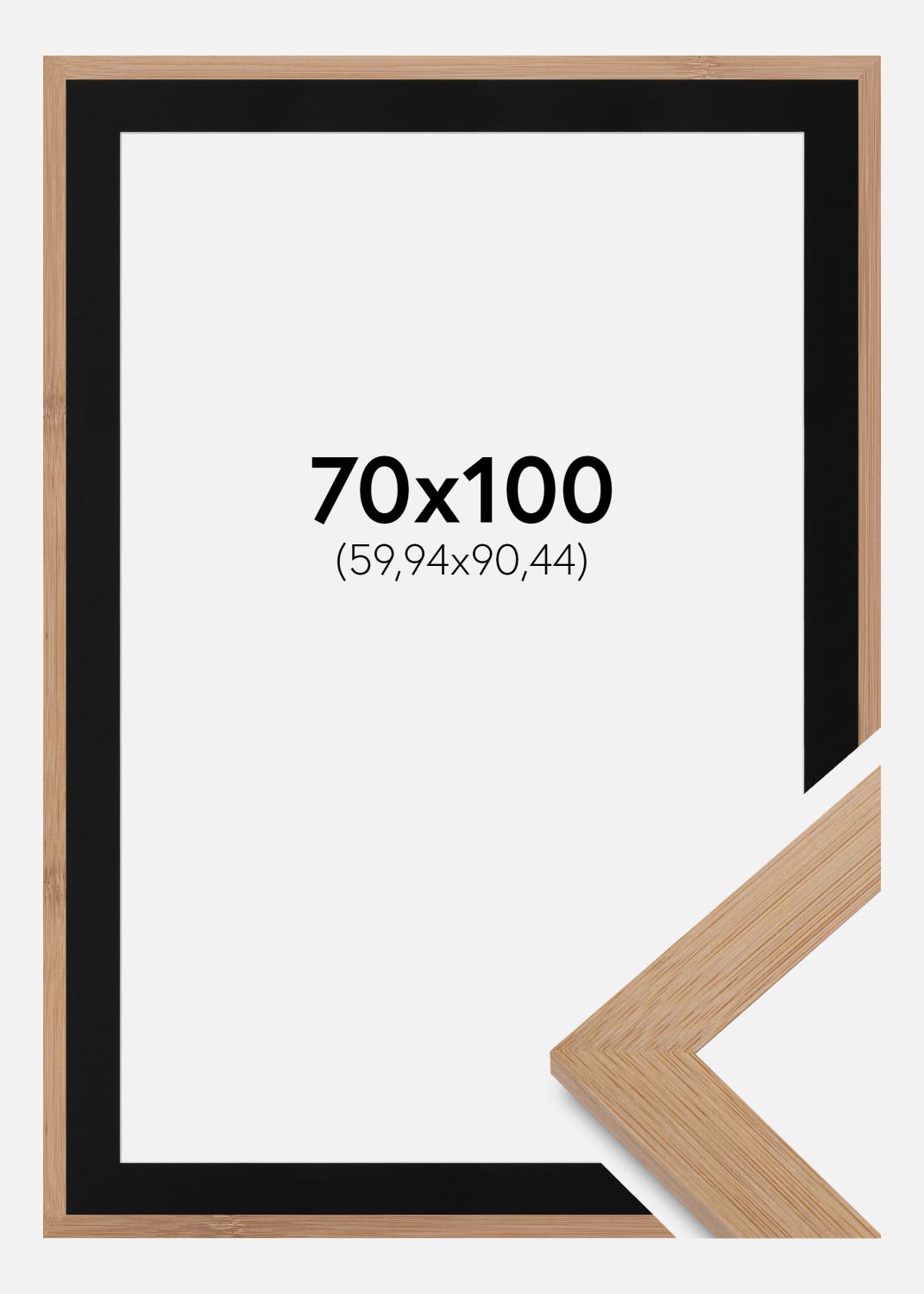 Product Image for Fotolijst Hoei Bamboe 70x100 cm - Passe-partout Zwart 24x36 inches
