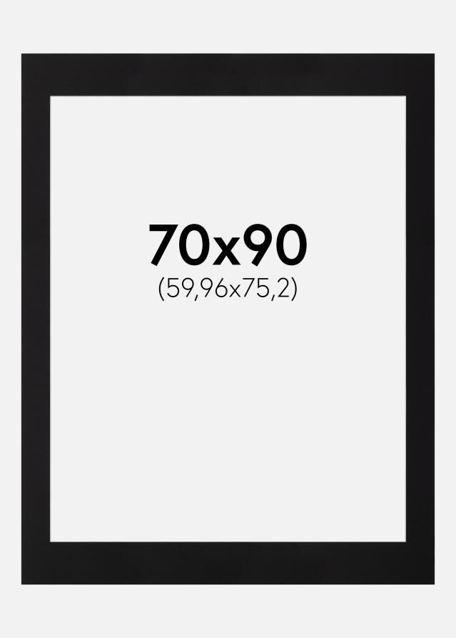 Galleri 1 Passe-partout Canson Zwart (Witte kern) 70x90 cm (59,96x75,2)