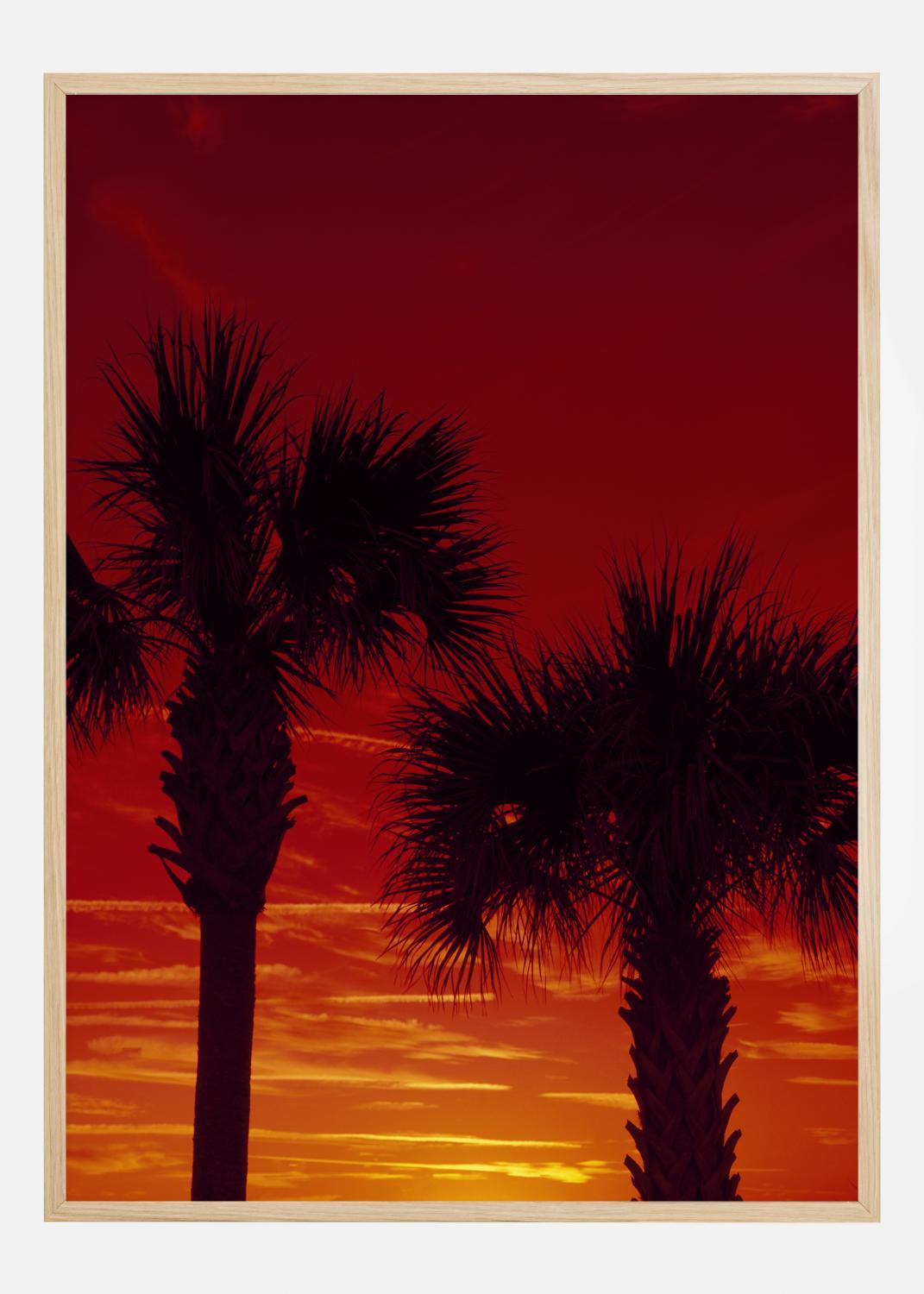 Product Image for Red Palms Poster (30x40 cm)