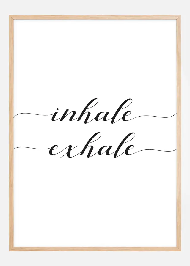 Bildverkstad Inhale - Exhale Poster