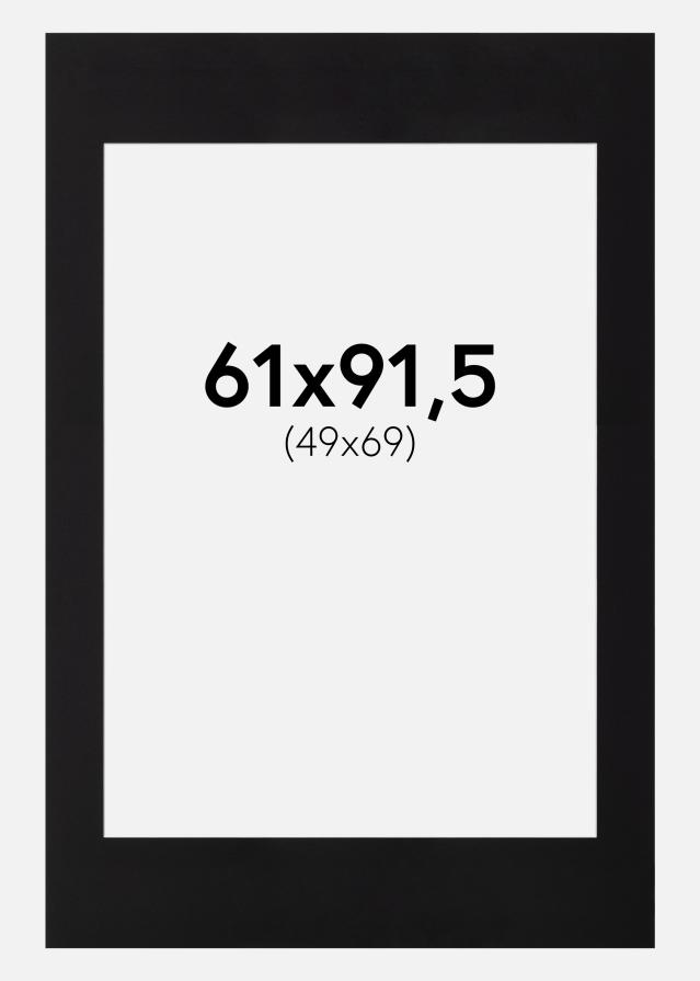 Galleri 1 Passe-partout Canson Zwart (Witte kern) 61x91,5 cm (49x69)