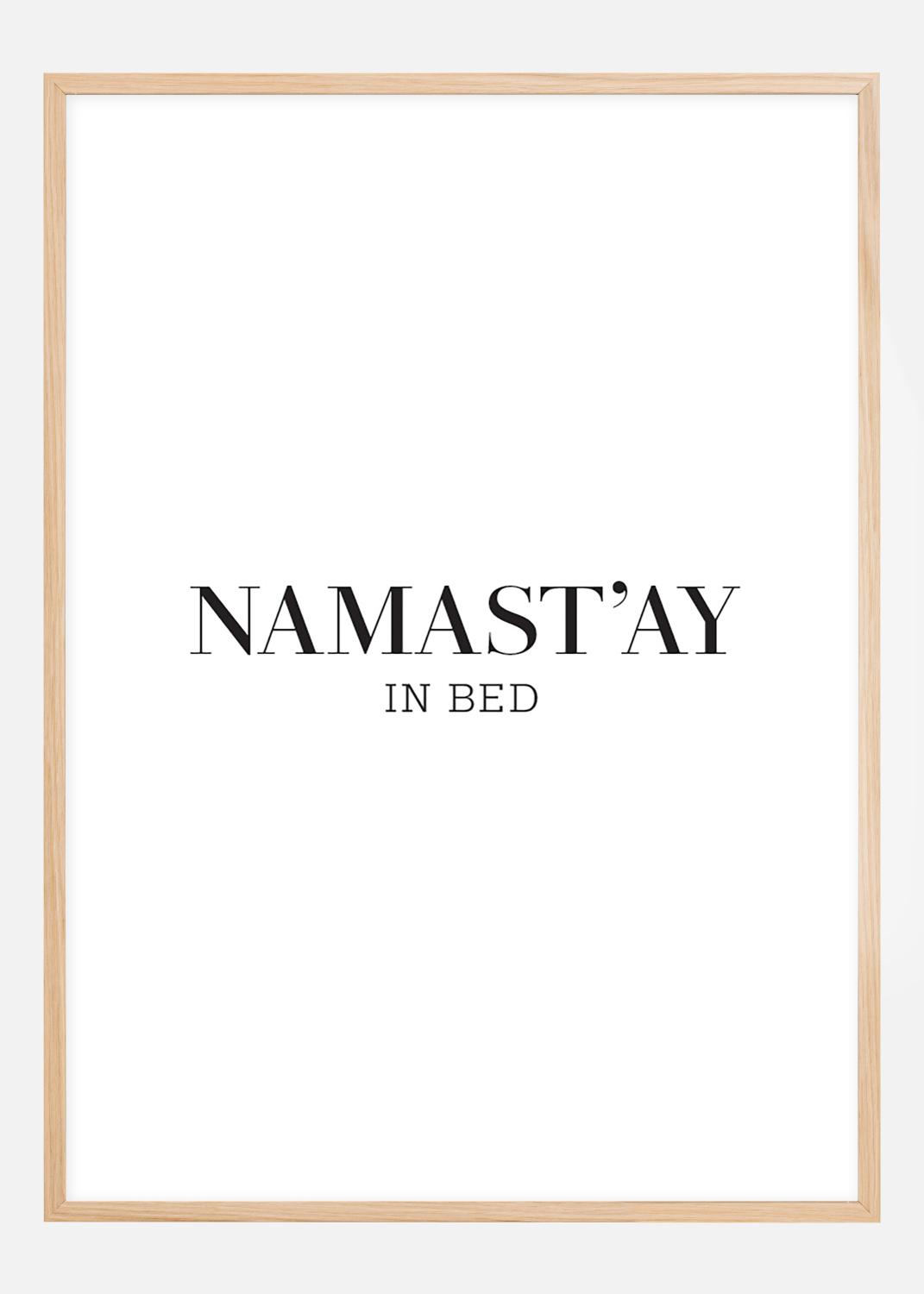 Product Image for namast'ay in bed Poster (70x100 cm)