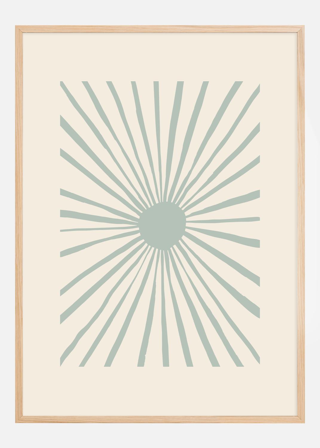 Product Image for The Sun Grey Poster (21x29.7 cm (A4))