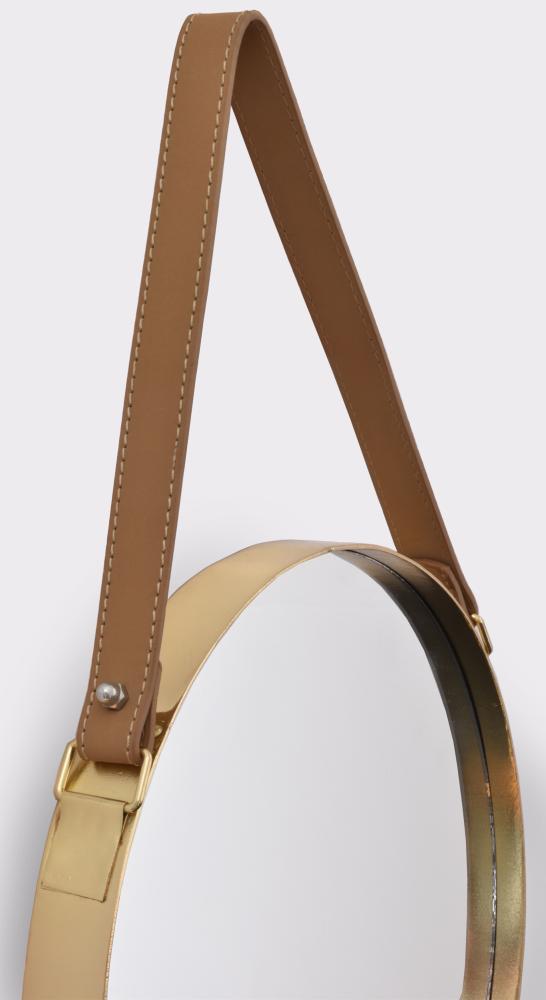 Innova Editions Mirror Round Metal Brass Ø 30 CM