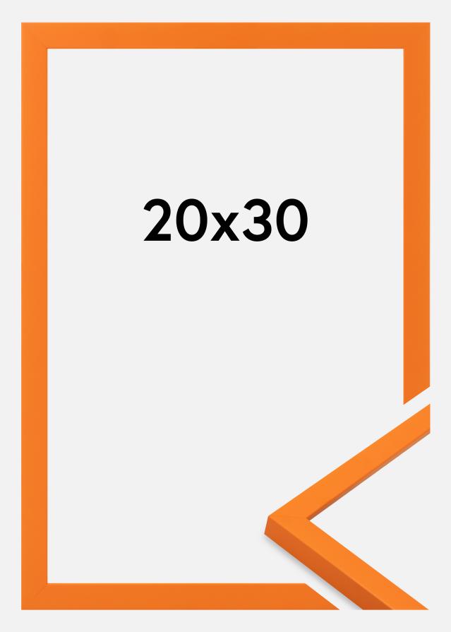 Jämtlands Ramfabrik Fotolijst Kent Acrylglas Oranje 20x30 cm