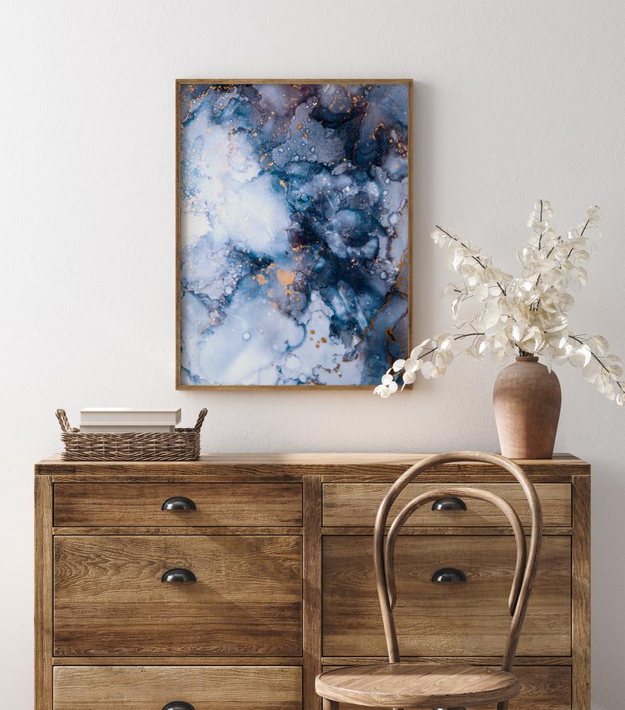 Bildverkstad Blue is the color Poster