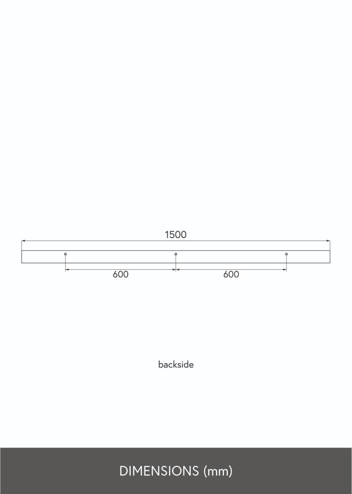 KAILA KAILA Fotoplank Zwart 150 cm