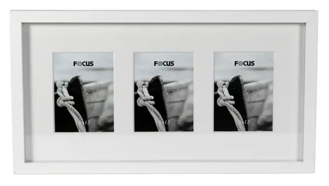 Focus Vivaldi Collagelijst Wit - 3 Foto's 10x15