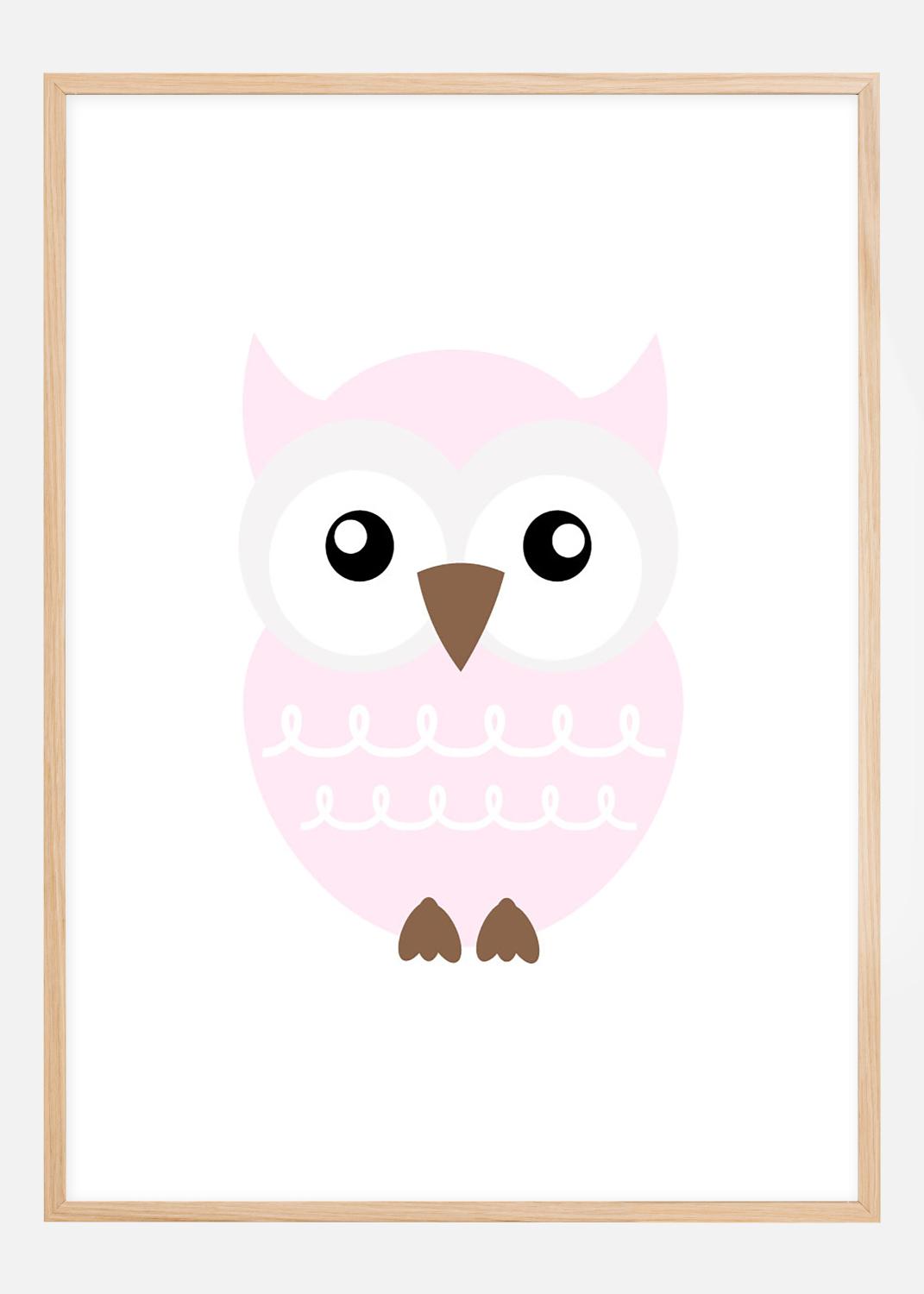 Product Image for Uil Solo - Rozenroze Poster (30x40 cm)