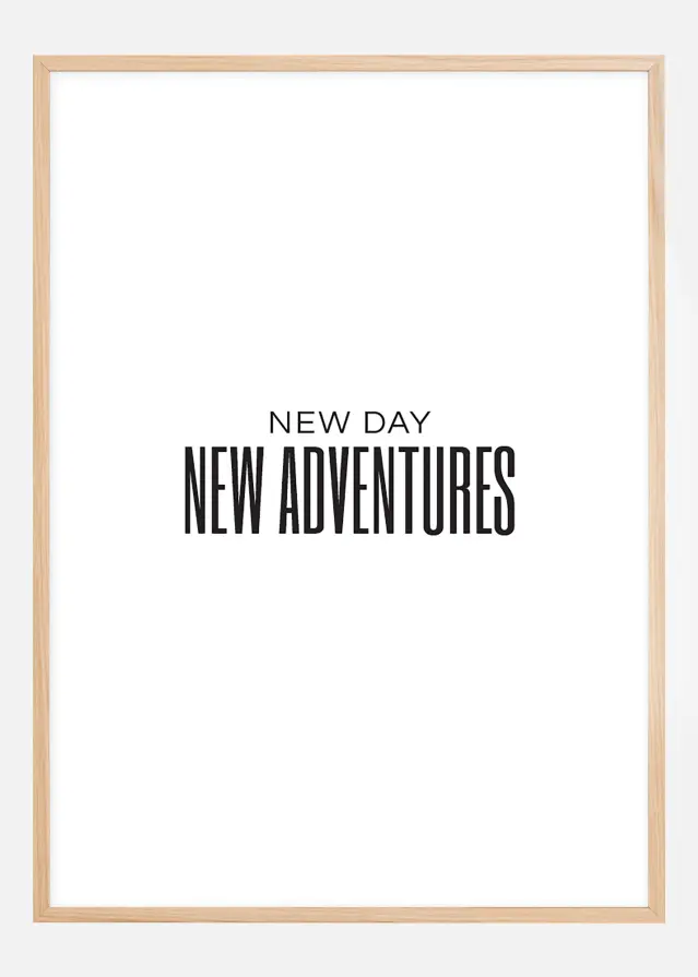 Bildverkstad New day - NEW ADVENTURES Poster