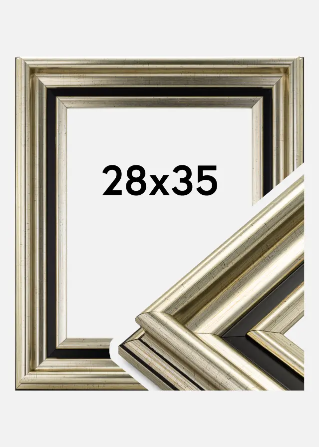 Ramverkstad Fotolijst Gysinge Premium Zilver 28x35 cm